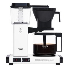 Moccamaster KBG Select Matt White - Cafetière filtre premium