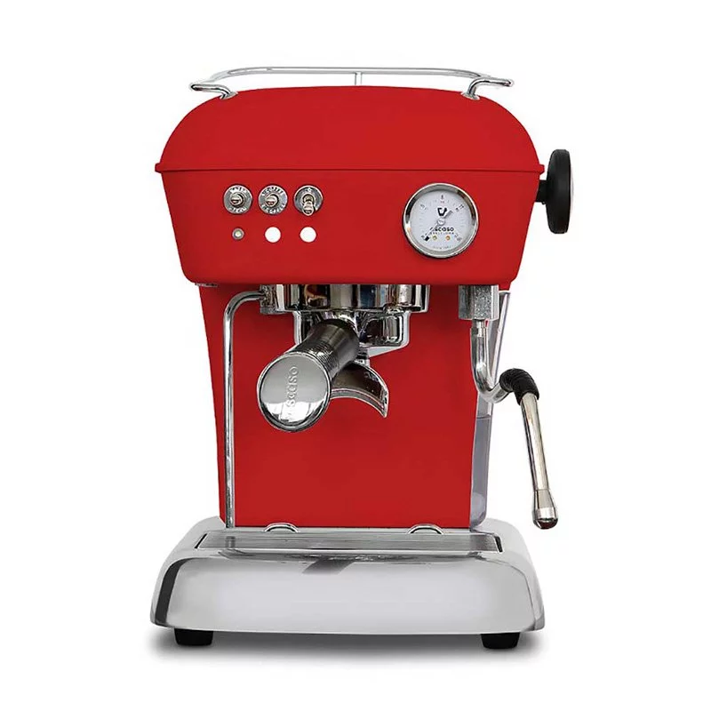 Compacto cafetera espresso doméstica Ascaso Dream ONE en color Love Red con una potencia de 1050 W.