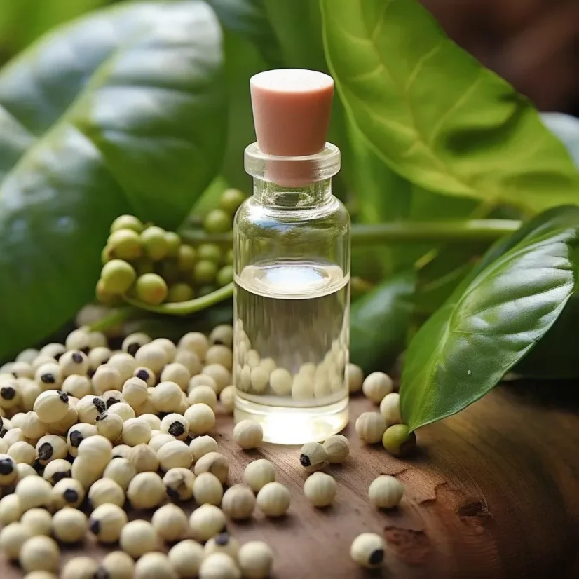Esenciálny olej Biely korenie v 10 ml balení, 100% prírodný s osviežujúcim účinkom.