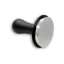 Eureka flat tamper with pressure adjustment. Diameter 58.35 mm in black finish.
