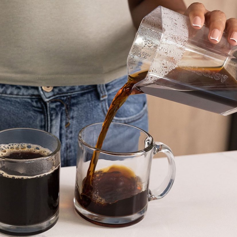 Carafe AeroPress, capacité 600 ml.
