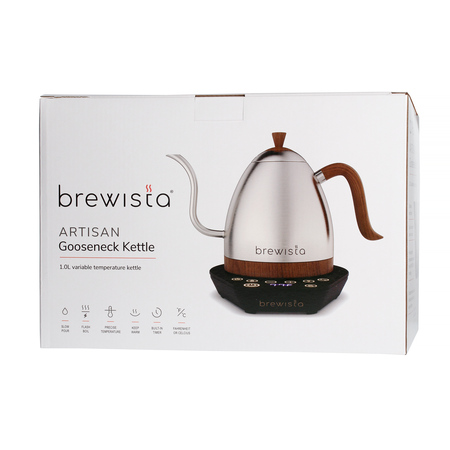 Brewista Artisan - Bouilloire électrique avec thermostat 1l inox