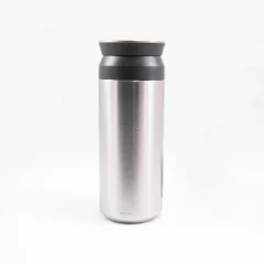 Stainless steel Kinto Travel Tumbler with a capacity of 500 ml, dishwasher safe.