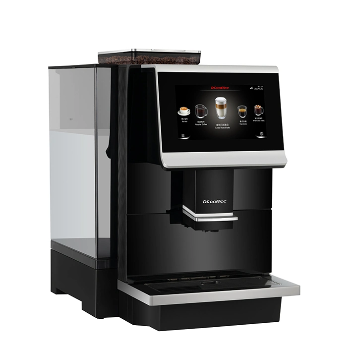 Professional automatic coffee machine Dr. Coffee C12 with adjustable coffee volume.
