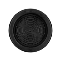 Base en caoutchouc noir pour tamper, conçue pour protéger la surface de travail lors de la préparation du café.