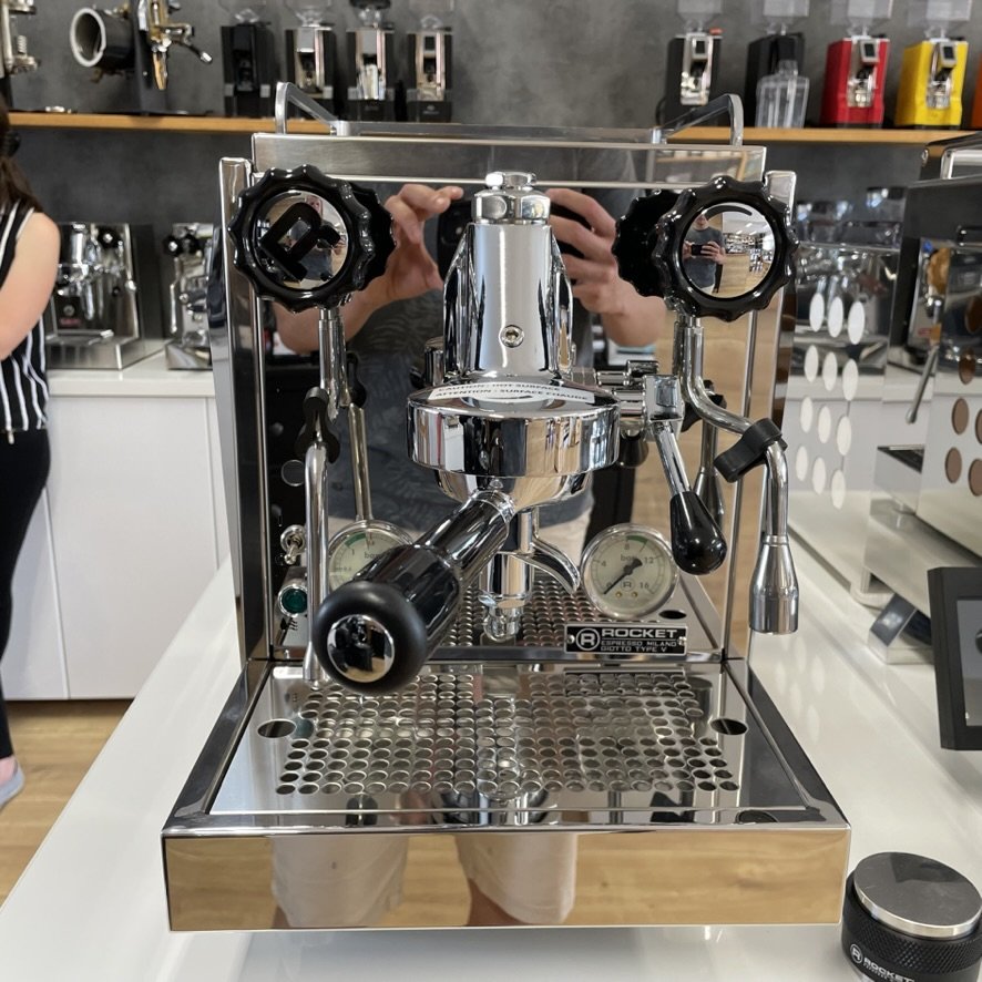 Rocket Espresso Giotto Cronometro V home lever coffee machine