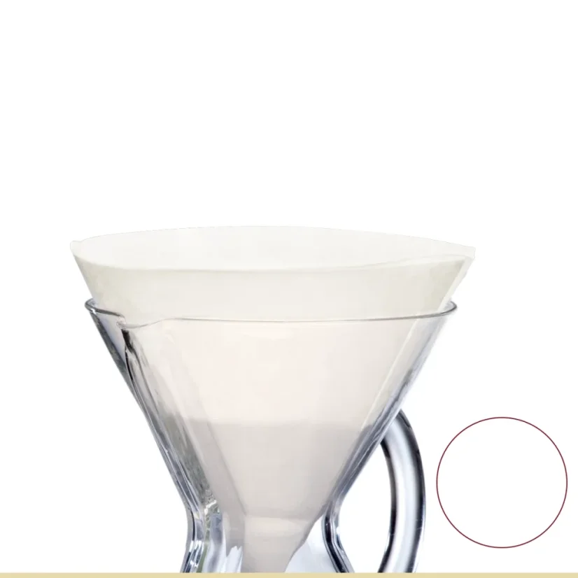Chemex FP-1 pro 4-13 šálků kávy (100ks) papírové filtry