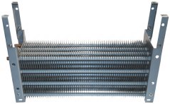 Verdamper 365x100 mm, Aluminiumsverdamper mat décke Lamellen a Montagegrëffer op de Säiten