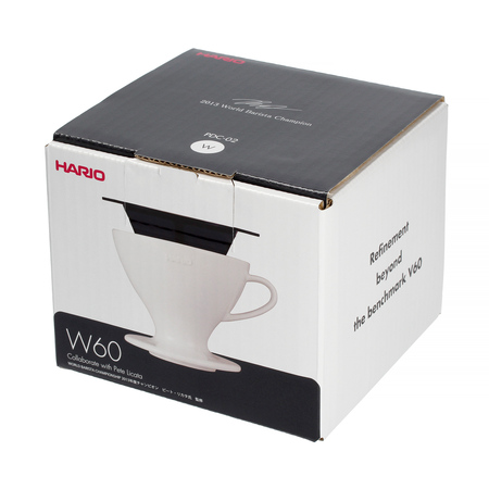 Hario W60-02 witte lekbak