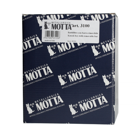 Motta tampon à café inox 125mm - design italien de qualité