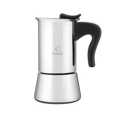Moka pot Forever Miss Splendy for 4 cups, suitable for heating on gas.