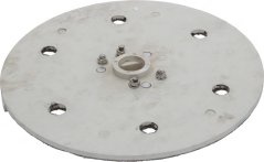 Zweet Stéck vum Schleifdisk fir de Kartoffelschieler mat flaachem Flansch a sechs Montagebohrungen Zweet Stéck vum Schleifdisk fir de Kartoffelschieler mat flaachem Flansch a sechs Montagebohrungen