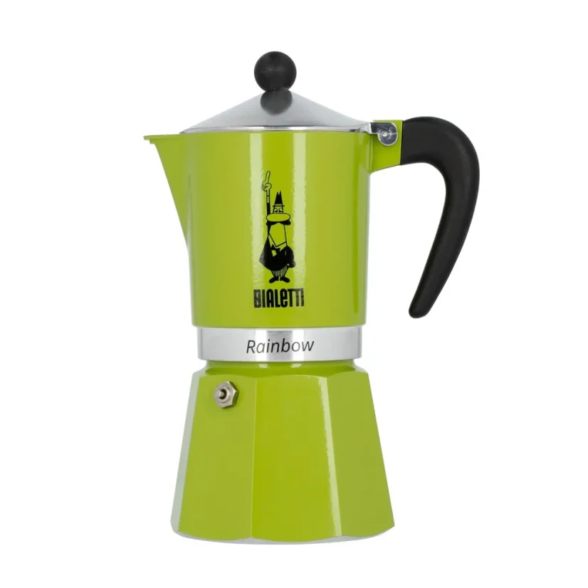 Bialetti Rainbow 6 in green color.