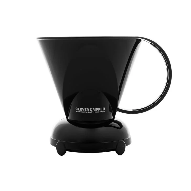Překapávač Clever Dripper z čierneho plastu s objemom 500 ml, ideálny na prípravu vašej obľúbenej kávy.