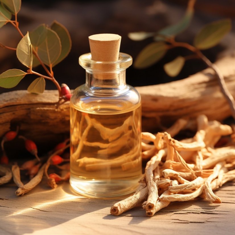 Ashwagandha herbal oil from Pestik in 100% natural quality, 10 ml package, ideal for overall health and well-being support.