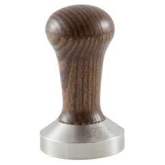 Tamper manuel de 54 mm en couleur brun avec une poignée de haute qualité en acier inoxydable, idéal pour tasser l'espresso. Tamper manuel de 54 mm en couleur brun avec une poignée de haute qualité en acier inoxydable, idéal pour tasser l'espresso.