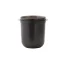 Heavy black coffee dosing cup.
