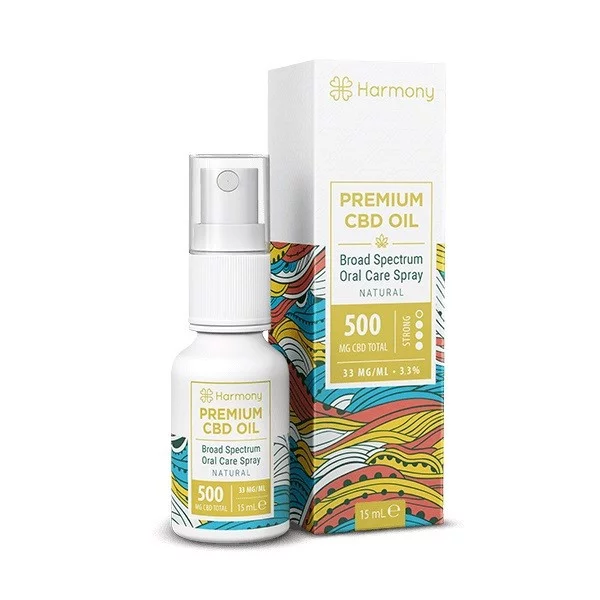 Harmony CBD-Ölspray 500 mg, 15 ml, Natural