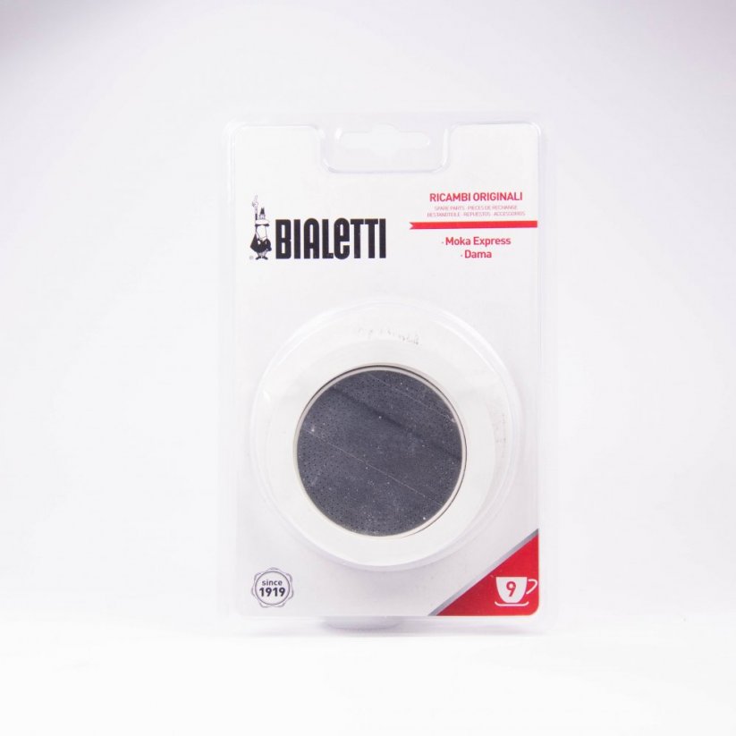 Garnituri Bialetti pentru moka 9 aluminiu - 3 garnituri + 1 filtru