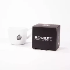 Distribuidor y pisón Rocket Espresso para preparar espresso con estuche.