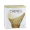 Filtry papierowe Chemex FSU-100 na 6-10 filiżanek kawy naturalnej (100szt) Materiał : Papier