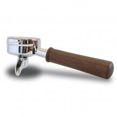 Ascaso Profi lever with single spout (1 cup portafilter), walnut, stainless steel