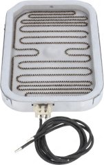 Stralungsheizung 1500 W 230 V MODULINE, rechteckegt Stralungsheizelement mat ofgerondten Eck, ziksakfërmegem Heizdraat an zwee laange Zouleedungskabelen Stralungsheizung 1500 W 230 V MODULINE, rechteckegt Stralungsheizelement mat ofgerondten Eck, ziksakfërmegem Heizdraat an zwee laange Zouleedungskabelen