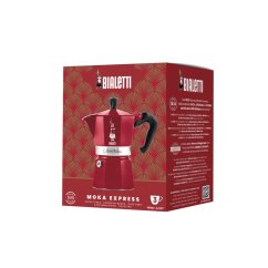 Moka pot Bialetti Moka Express Deco Glamour voor 3 kopjes.