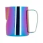 Barista Space Rainbow milk pitcher, 600 ml, made of stainless steel in vibrant colors.