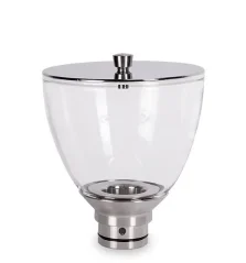 Trémie en verre pour moulin ECM V-Titan 64.