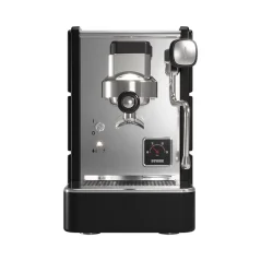 Vorderseite der Espressomaschine Stone Espresso Plus in Schwarz.