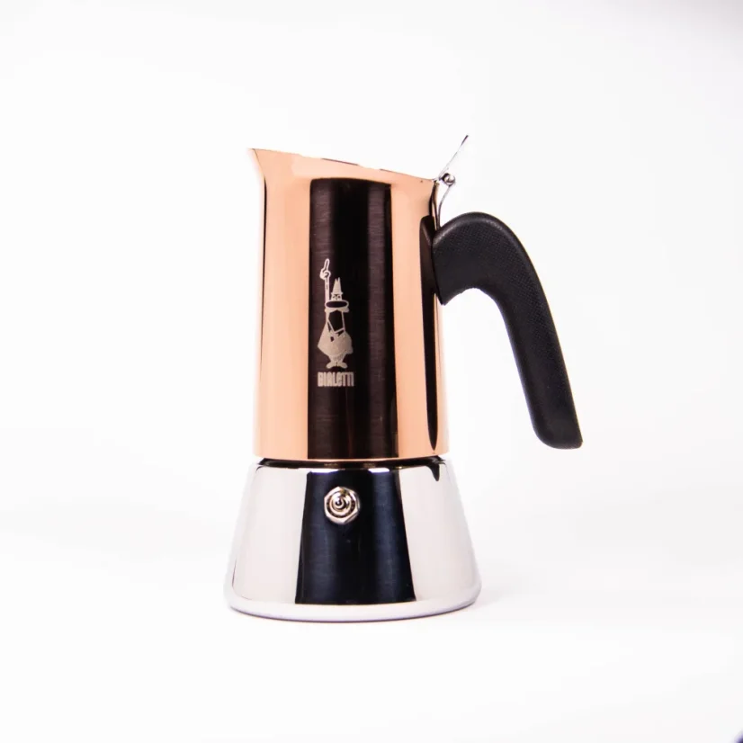 Bialetti New Venus moka pot for 4 cups on a white background