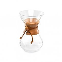 Chemex for the preparation of 6 cups of drip coffee