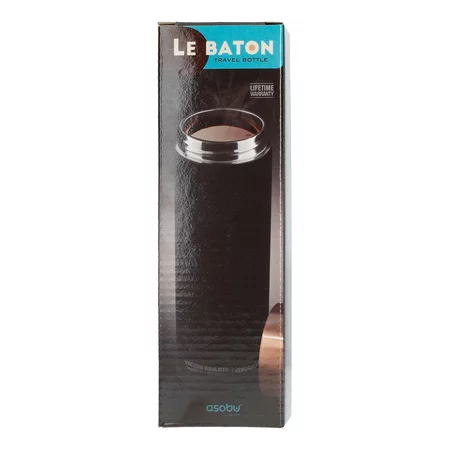 Copper Asobu Le Baton travel mug with a capacity of 500 ml and double-wall insulation keeps beverages warm for longer.