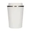 Weißer Thermobecher Asobu Cafe Compact mit einem Volumen von 380 ml, ideal für unterwegs.