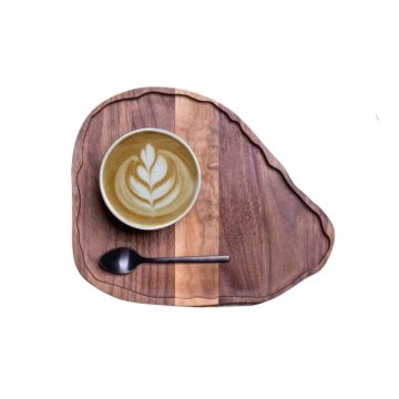 Holztabletts für Kaffee