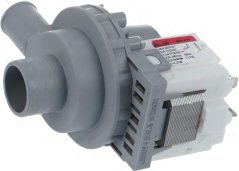 Drainage elektresch Pompel Askoll M325, gro Plastikspompel mat gewéckelte Motor an erausgefouerten Kabelen