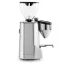 Side view of the Rocket Espresso SUPER FAUSTO chrome espresso grinder.