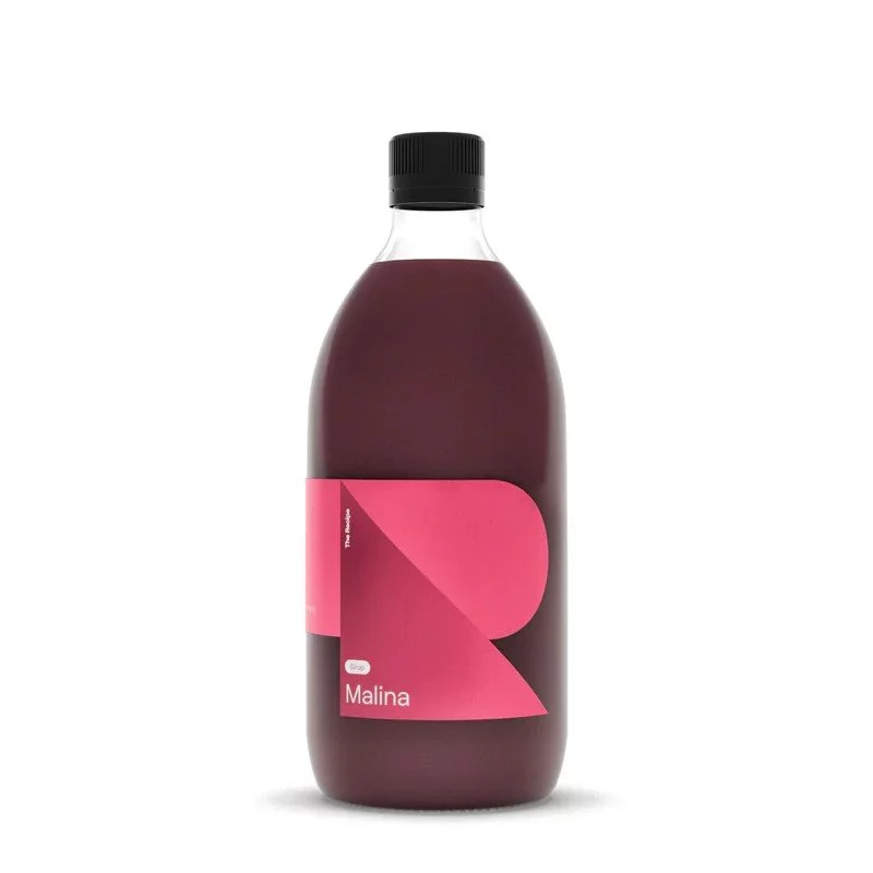 Üveges málna szirup 540 ml térfogatú, igazi málnából készült.