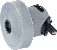 Zylindresche Motor 750 W mat Metallkierper, enger Killscheif an enger Kabelklemmeleescht op der Säit Zylindresche Motor 750 W mat Metallkierper, enger Killscheif an enger Kabelklemmeleescht op der Säit