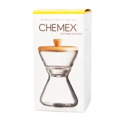 Envase original para leche y azúcar de Chemex.