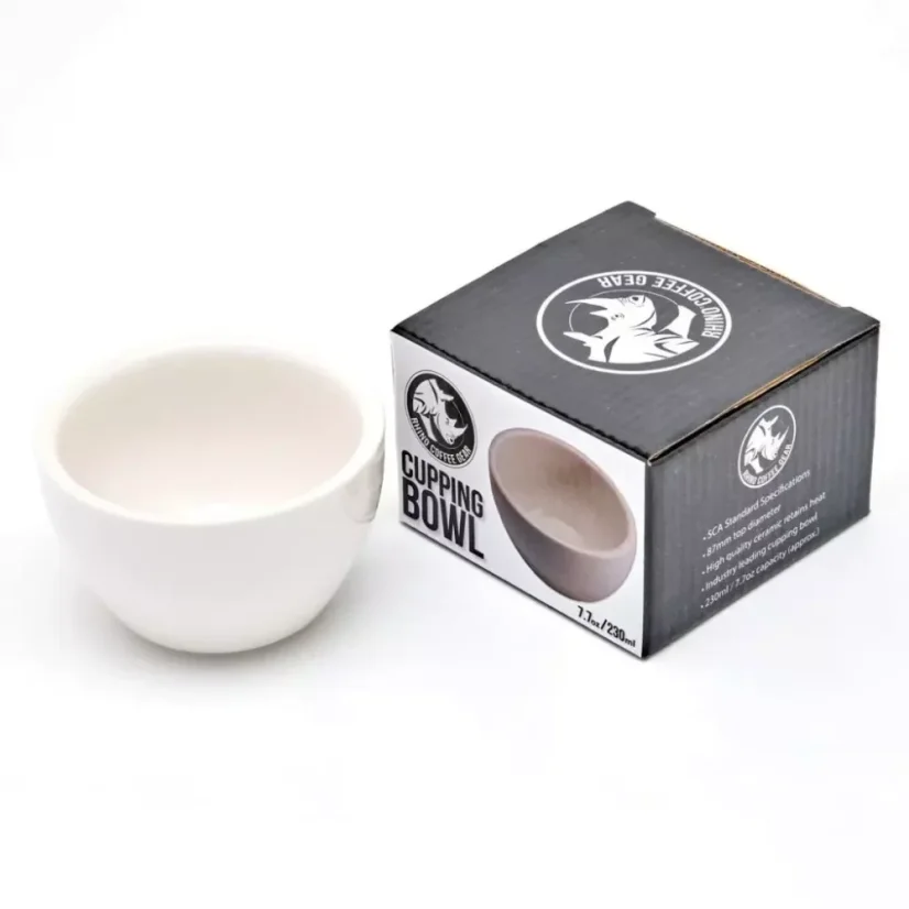 Emballage d'un bol de cupping de Rhinowares.