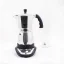 Strieborný kávovar Bialetti Moka Timer na 6 šálok na prípravu lahodnej kávy. Strieborný kávovar Bialetti Moka Timer na 6 šálok na prípravu lahodnej kávy.