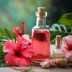 L'huile infusée BIO à l'hibiscus est un produit 100 % naturel de 10 ml, certifié BIO par Green Plantation. L'huile infusée BIO à l'hibiscus est un produit 100 % naturel de 10 ml, certifié BIO par Green Plantation.