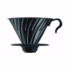 Steel dripper in black color