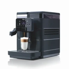 Saeco Royal Plus, home automatic coffee machine by Saeco, with a large coffee bean hopper capacity of 600 grams.