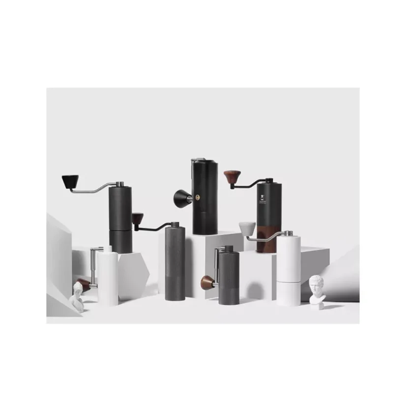 The Timemore C3 PRO manual coffee grinder in black is the perfect choice for brewing filtered coffee.
