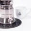 9Barista Espresso Machine a šálka na kávu.