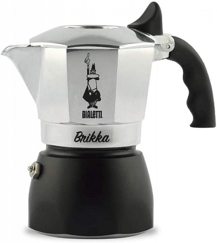 Bialetti Brikka 2 cups Color : Silver