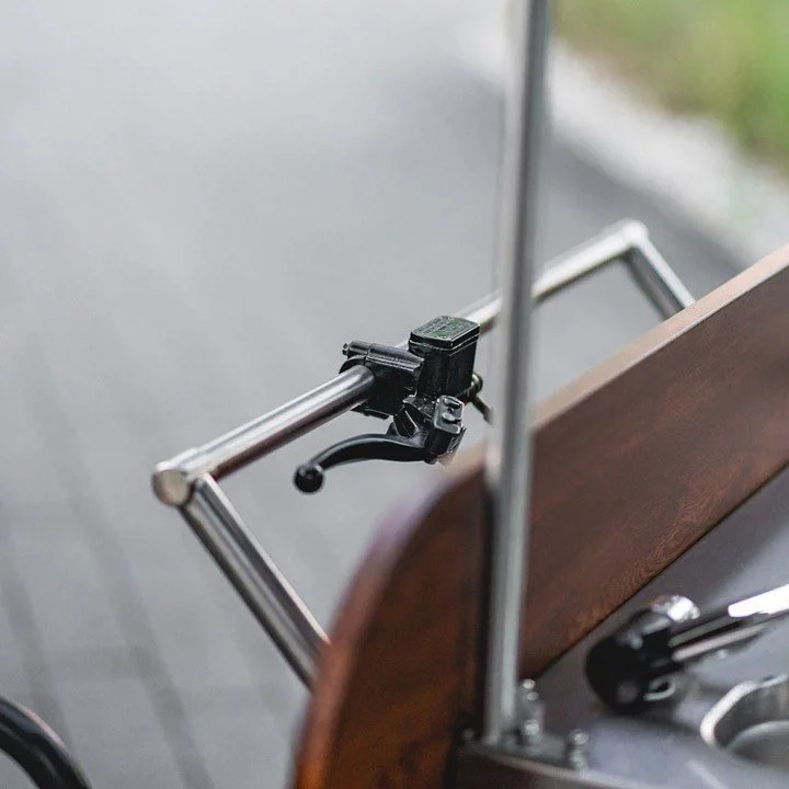Café mobile sur roues – guidon de vélo café